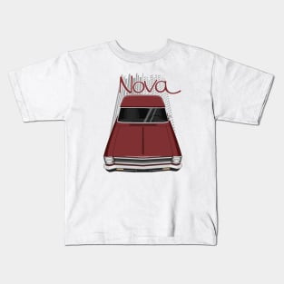 Chevrolet Nova 1966 - 1967 - madeira maroon Kids T-Shirt